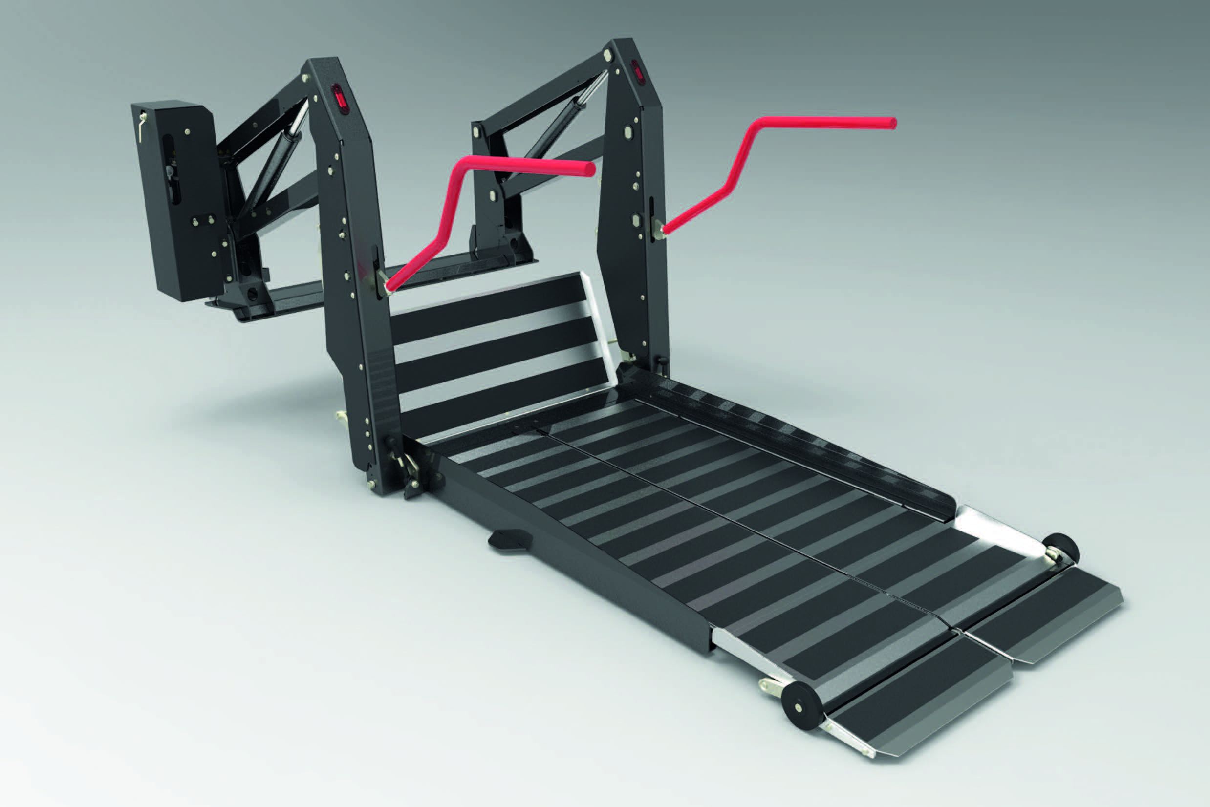 Inboard wheelchair lift