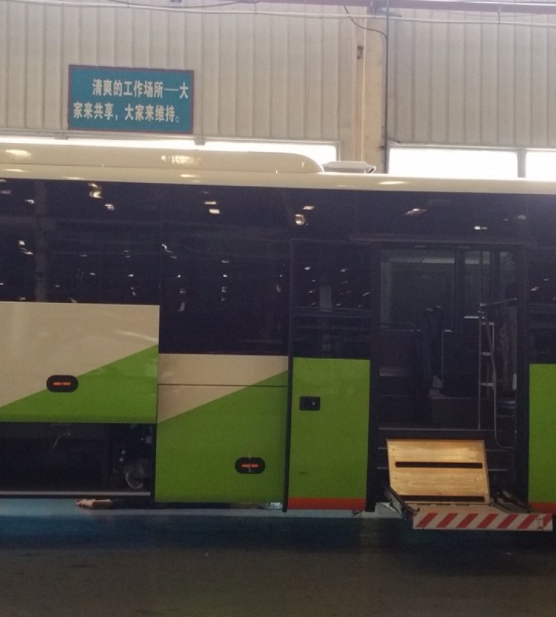 RPB 35.11 wheelchair lifts installed in a King Long bus