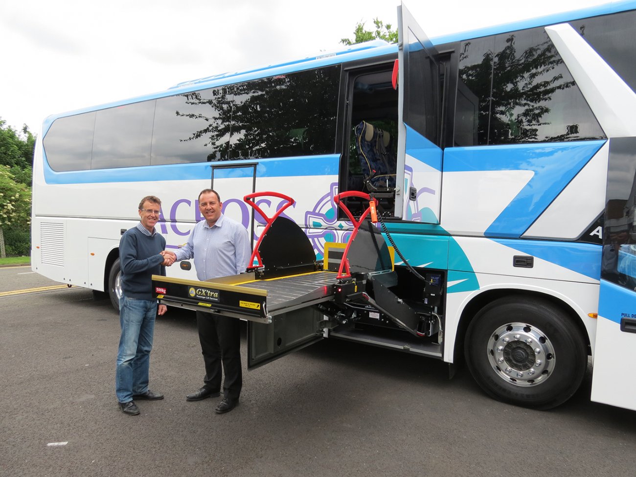 PLS installs pioneering passenger stretcher lift to bespoke accessible care coach